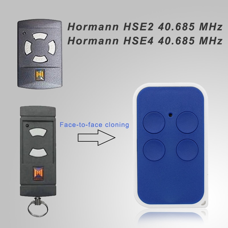 Hormann hse 2 40.685 mhz 40 mhz fjernkontroll garasjeport bytte klon fob 40.685 mhz