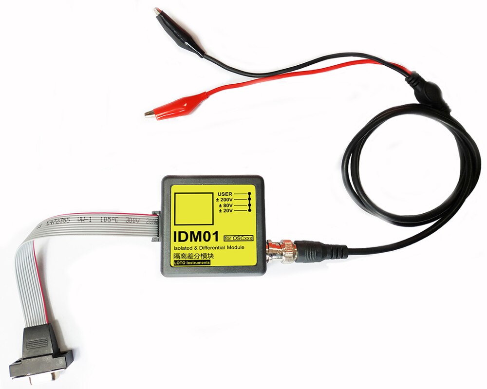 Módulo de aislamiento diferencial de osciloscopio, protección de voltaje, seguro, 800V, IDM01
