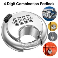 Heavy Duty 4-digit Combination Padlock Weatherproof Outdoor Security Travel