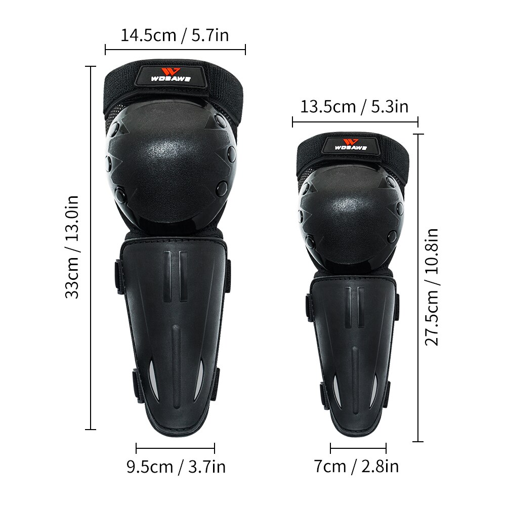 WOSAWE-rodilleras de motocicleta para niños, Protector de rodilla para Motocross, equipo Protector de esquí MTB, rodillera de Moto, soporte