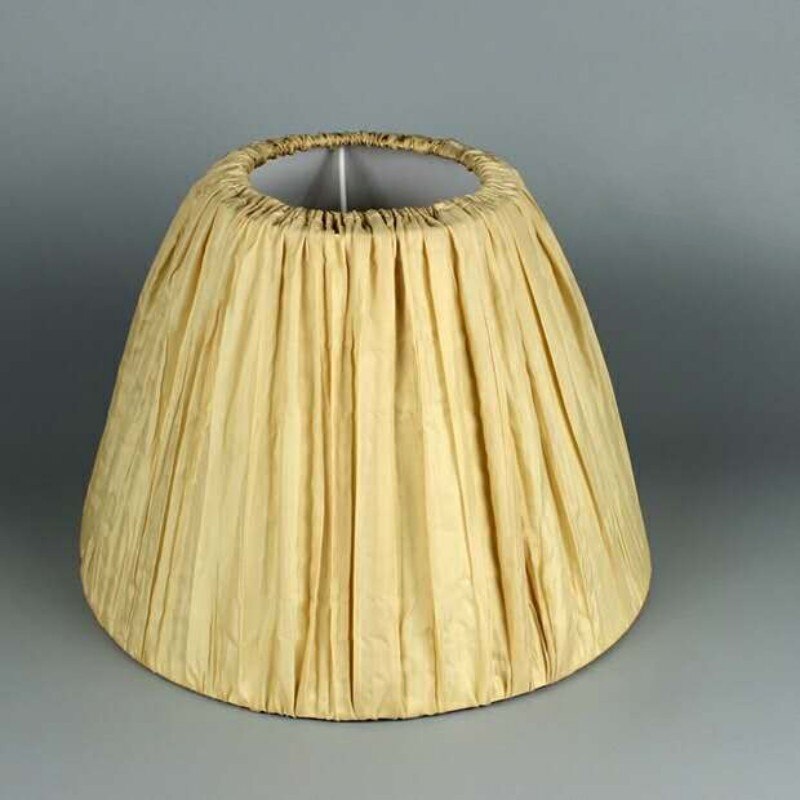 E27 art deco -varjostinta pöytävalaisimiin kangas pyöreä varjostin moderni tyyli lampun suojus seinävalaisimeen pöytävalaisimiin: Keltainen dia 20cm