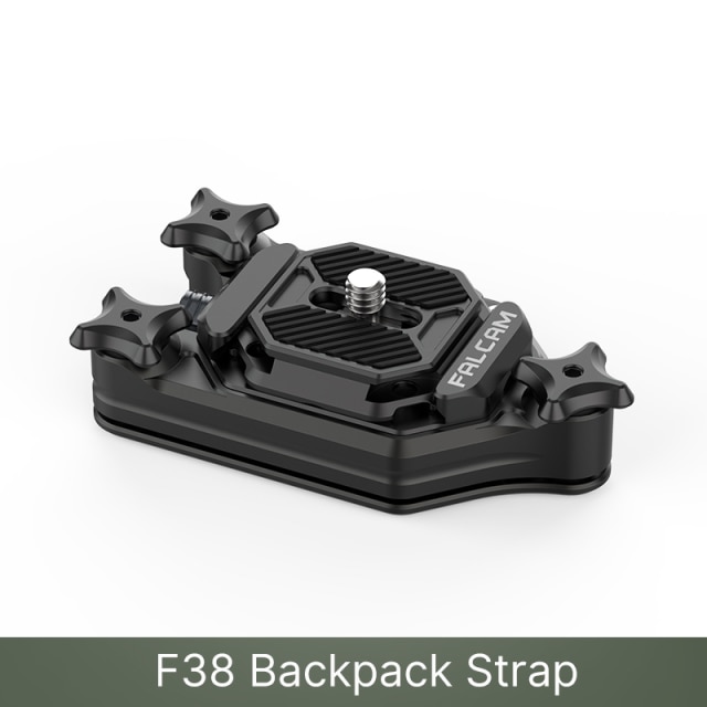 Ulanzi FALCAM F38 Quick Release Plate Clamp Kit Universal DSLR Camera Gimbal Arca Swiss Tripod Slider Mount Adapter: Backpack Strap