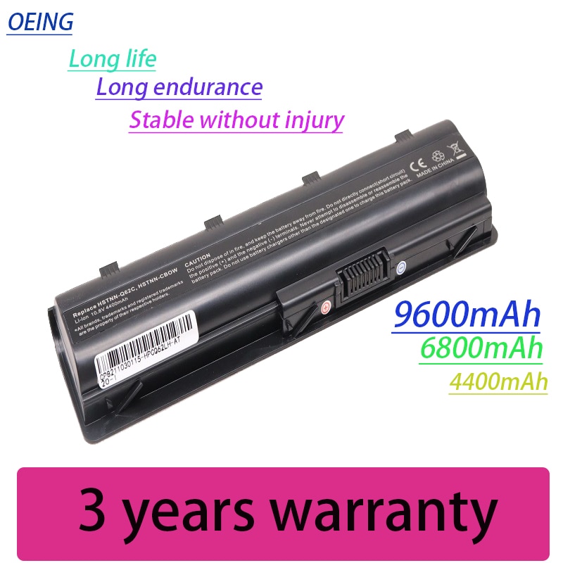 Newmu 06 laptopbatteri för hp compaq presario  cq32 cq42 cq43 cq56 cq62 cq62-300 cq72 hstnn -q62c hstnn -178c hstnn -179c hstnn -181c