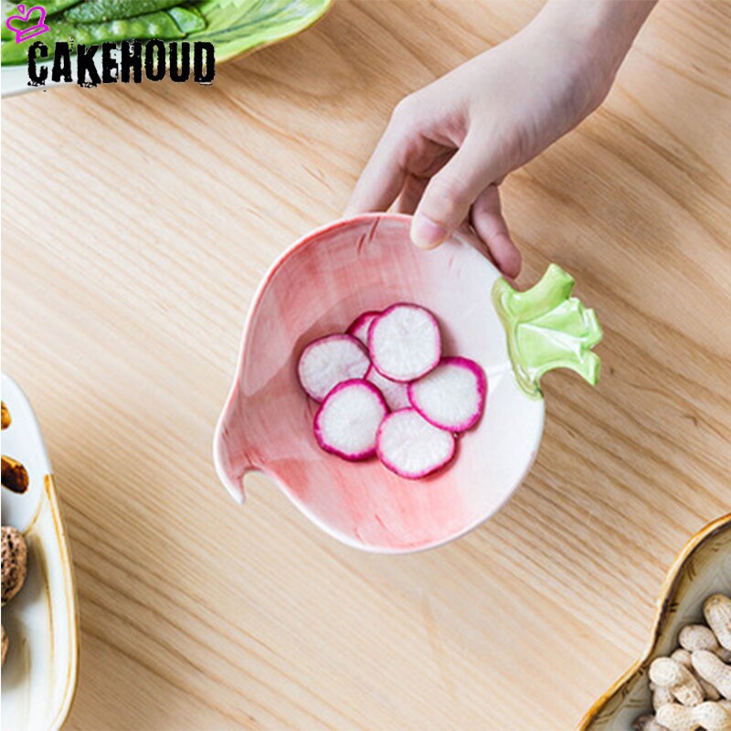 Cuenco de cerámica para verduras, vajilla de cocina para el hogar, Bol para ensalada de frutas, Bol para aperitivos, arroz, postre, cubiertos para familiar