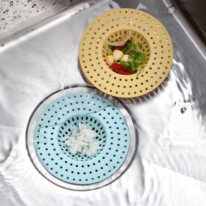 Filtro de fregadero de cocina, trampa con orificio de drenaje de malla, pantalla de residuos, colador de drenaje de suelo, recogedor de pelo para accesorios de baño y cocina, 1 Uds.