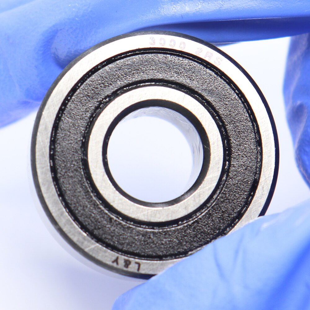3000-2RS Bearing 10*26*12 mm ( 1 PC ) 3000 2RS Double Row Sealed 3000 RS Angular Contact Ball Bearings