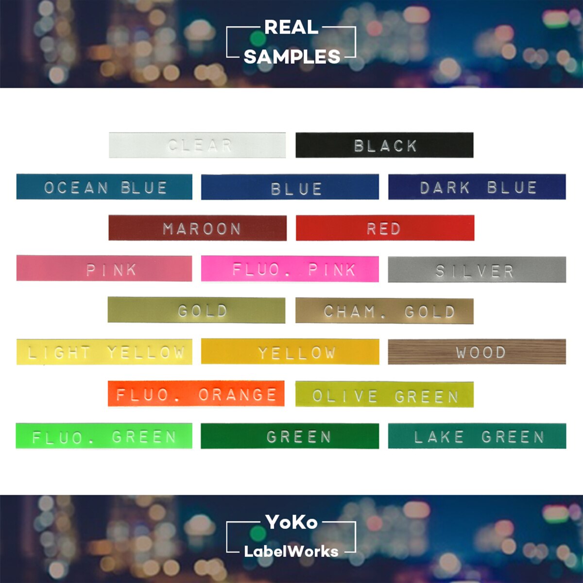 3D Plastic Embossing Label Tape Refill for DYMO 12965 1610 Label Maker with 3/8 Inch * 9.8 feet, 1 Roll