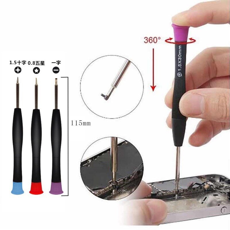 25 in 1 Strumenti di Riparazione Del Telefono mobile di Apertura impostato di Cacciaviti per iPhone MacBook PC Del computer Mano Smontare attrezzo kit di Apertura strumento