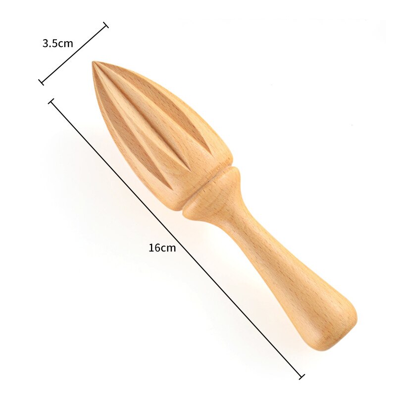 1PC Wooden Lemon Squeezer Hand Juicer Presses Manual Fruit Orange Citrus Juice Extractor Reamers Ten-angle Kitchen Gadget