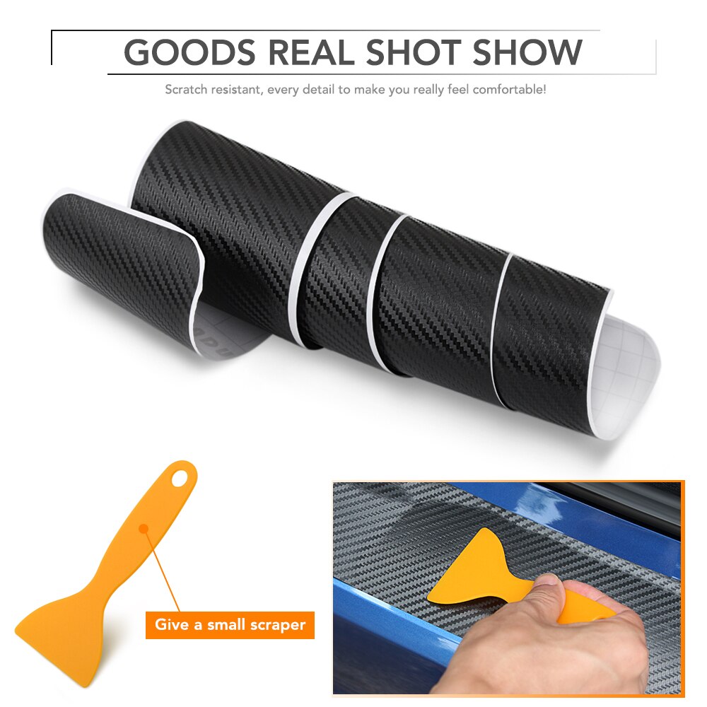 Autocollant de coffre arrière pour voiture en Fiber de carbone, accessoire de véhicule, Toyota Sienta Noah Voxy Esquire, VELLFIRE Alphard