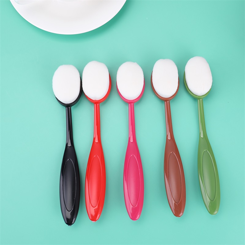 5 Stks/set Grote Glad Blending Borstels Soft Rainbow Tekening Schilderij Borstels Platte Kit Inkt Toepassing Tool Voor Diy Kaarten Maken