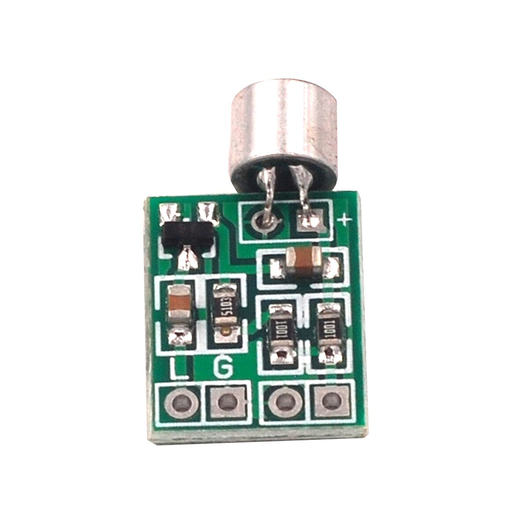 1/2/3/5 Uds Mini micrófono módulo amplificador de Audio placa de circuito de altavoz DC 2,5-9V 14x12mm accesorios de micrófono: Negro