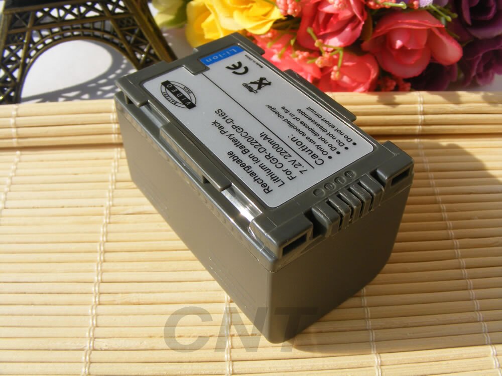 2X Battery for Panasonic CGR-D54 AG-DVX100B AG-HVX200 CGR-D16S CGR-D220