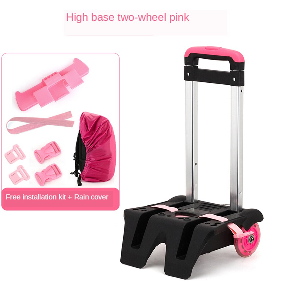 B-LIFE Rolling Backpack Trolley for Girls and Boys Rolling Backpack Bowknot Primary Schoolbag Trolley Bag Wheeled Backpack: Q 1