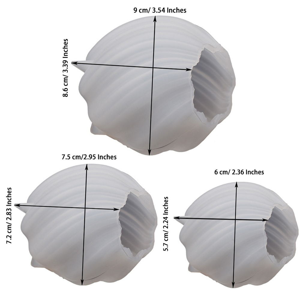 Gemos Molde de silicona geométrico 3D para velas, moldes de silicona con forma de ondas para velas, molde de jabón DIY, Molde de resina, molde de yeso