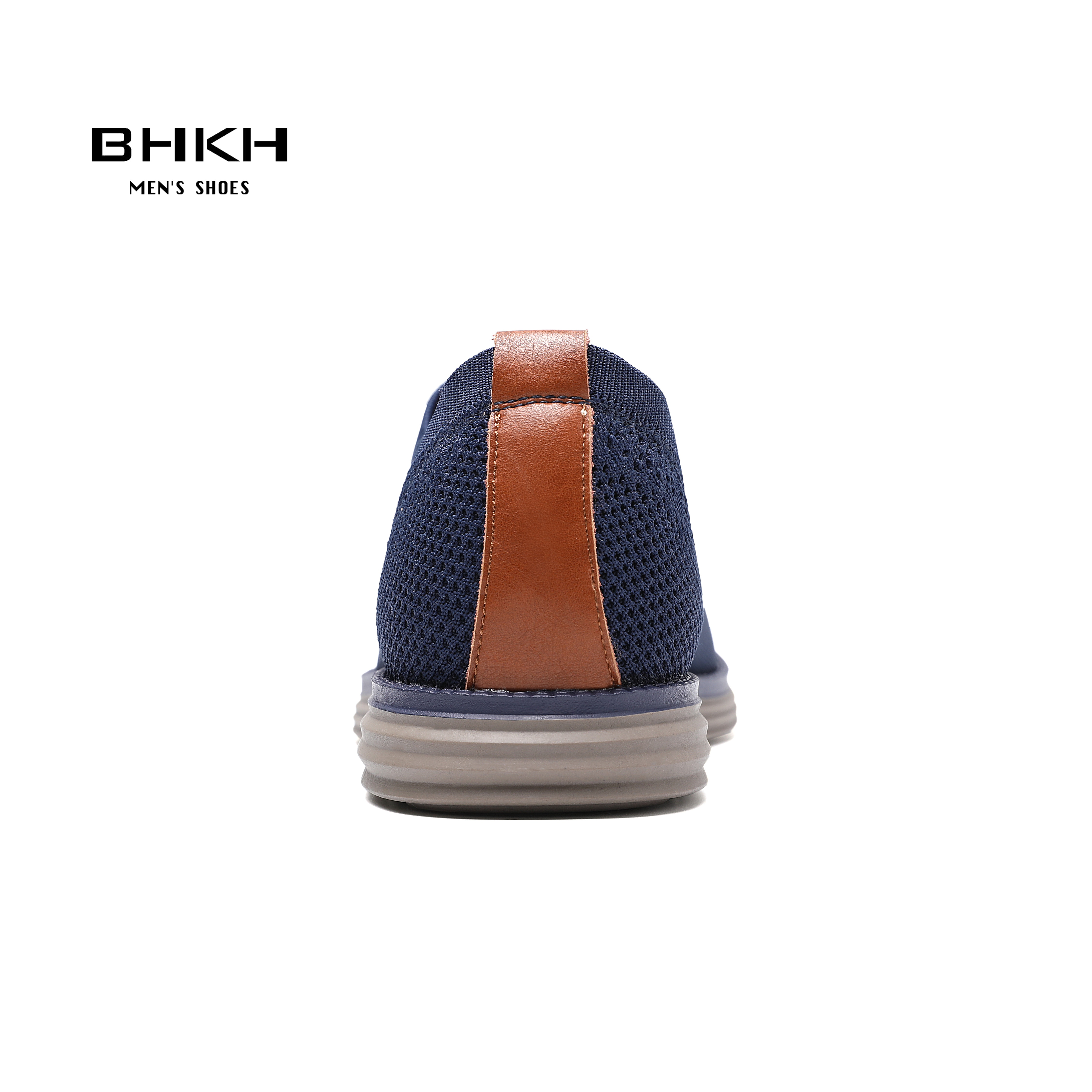 Bhkh 2022 Ademend Gebreide Mesh Casual Schoenen Lichtgewicht Smart Casual Schoenen Kantoor Schoeisel Mannen Schoenen