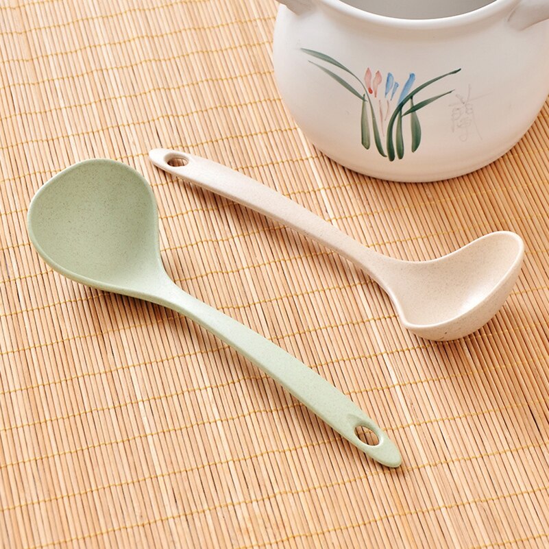 Wheat Straw Stalk Spoon Gadgets Kitchen accessories Ladle Rice Soup Spoon Tableware Meal Dinner Spoon kitchen Tools