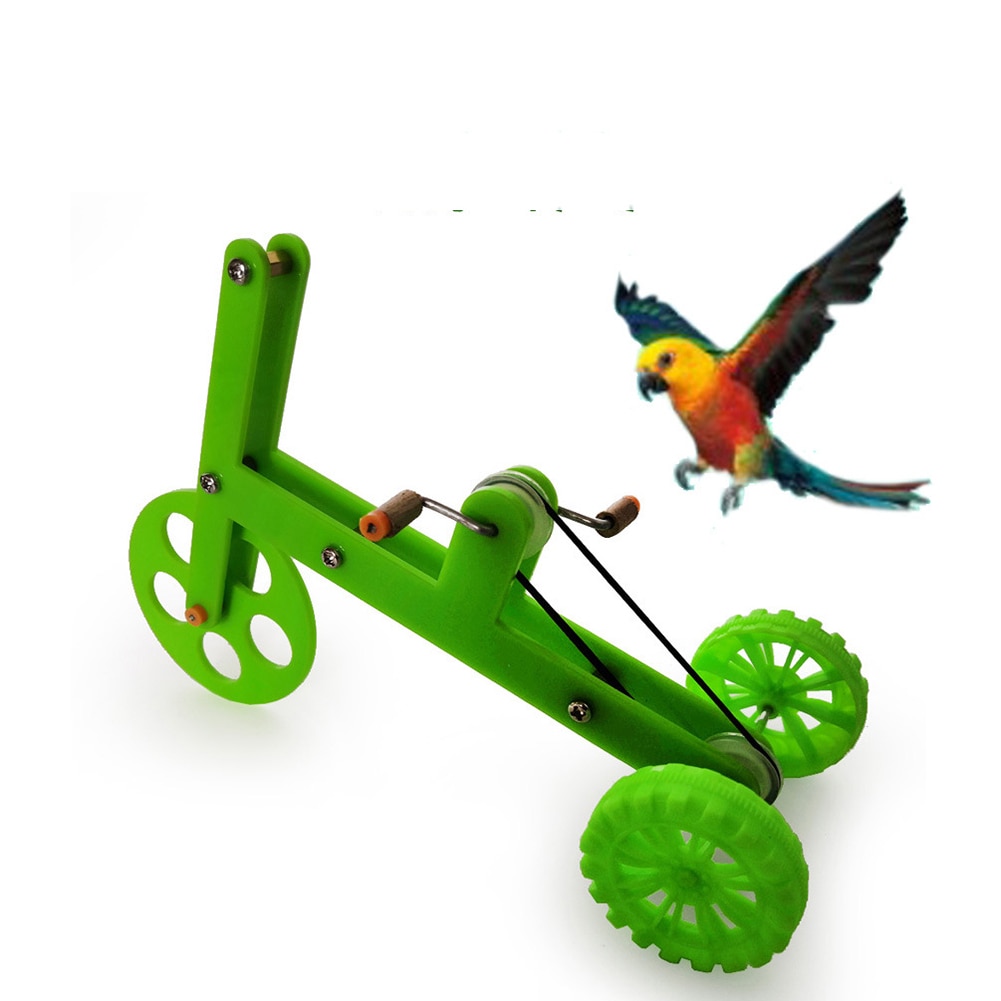 Vogel Spielzeug Lustige Papagei Fahrrad Spielzeug VöGel Ausbildung Spielzeug Liefert Pädagogisches Interaktive Requisiten Für Papageien VöGel Zubehör