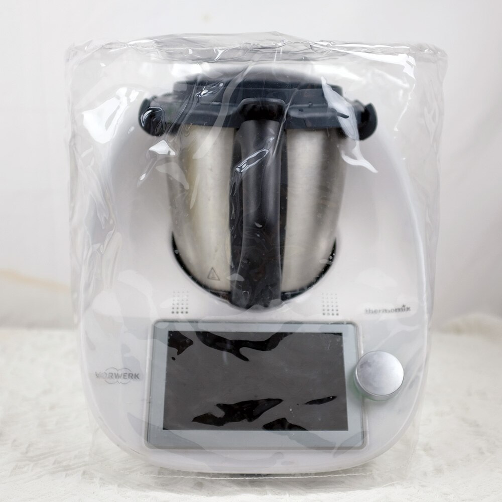 Cubierta protectora tridimensional para Robot de cocina TM5/TM6, cubierta transparente para polvo oleoso, humo, máquina Thermomix: Without steamer size