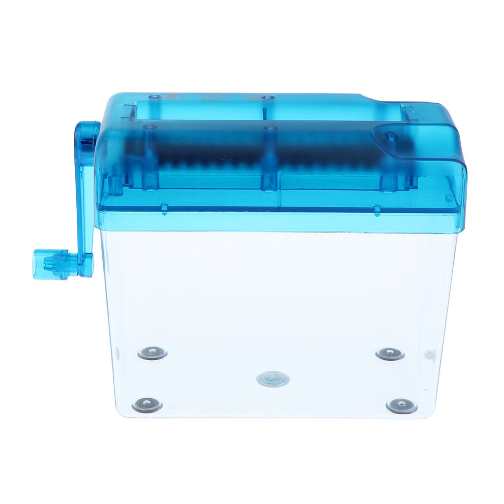 Manual Shredder for Paper and Card Hand Cut Paper Shredder One Piece of Folded A6 Size Straight Strip Cut 3 mm