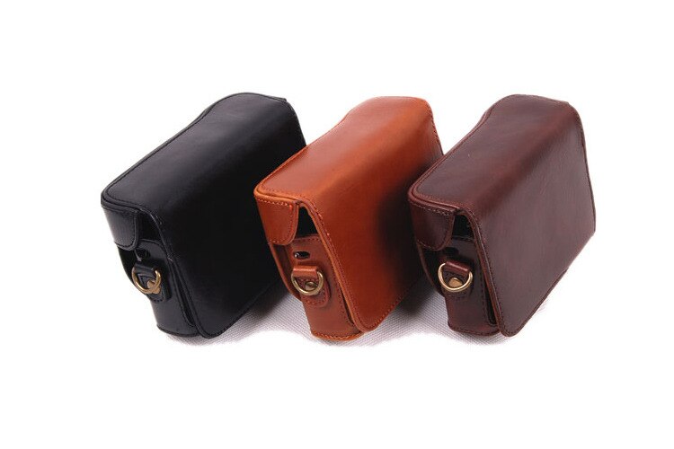 Leather Camera case bag for Sony Cyber-shot DSC-HX50 HX50V HX60 HX30