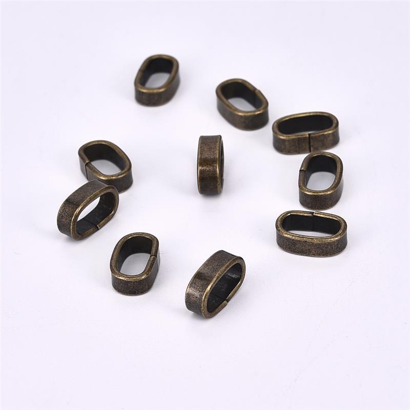 10pcs/lot Stainless Steel European Square Charms Polished Beads Bracelet DIY Jewelry Spacer Bead Hole 12.25x6.7mm