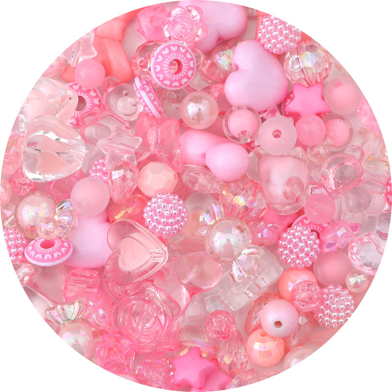 Cuentas mixtas hermosas coloridas Diy pulsera de cadena para teléfono móvil mezcla chica linda azul y rosa cuentas tejidas a mano accesorios de joyería: Verde