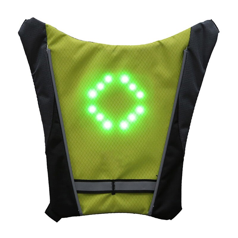 LED Drahtlose Radfahren Weste Fahrrad Sicherheit LED Blinker Licht Weste Warnung Westen
