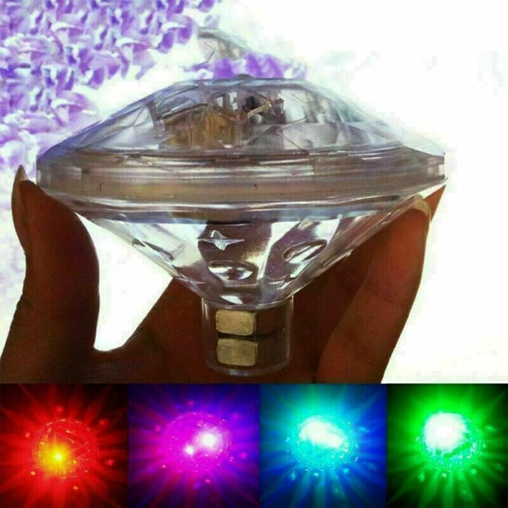 RGB Tauch Licht Unterwasser LED Licht Schwimmbad Licht Batterie Betrieben Garten Party Dekoration Lampe Teich Lampe