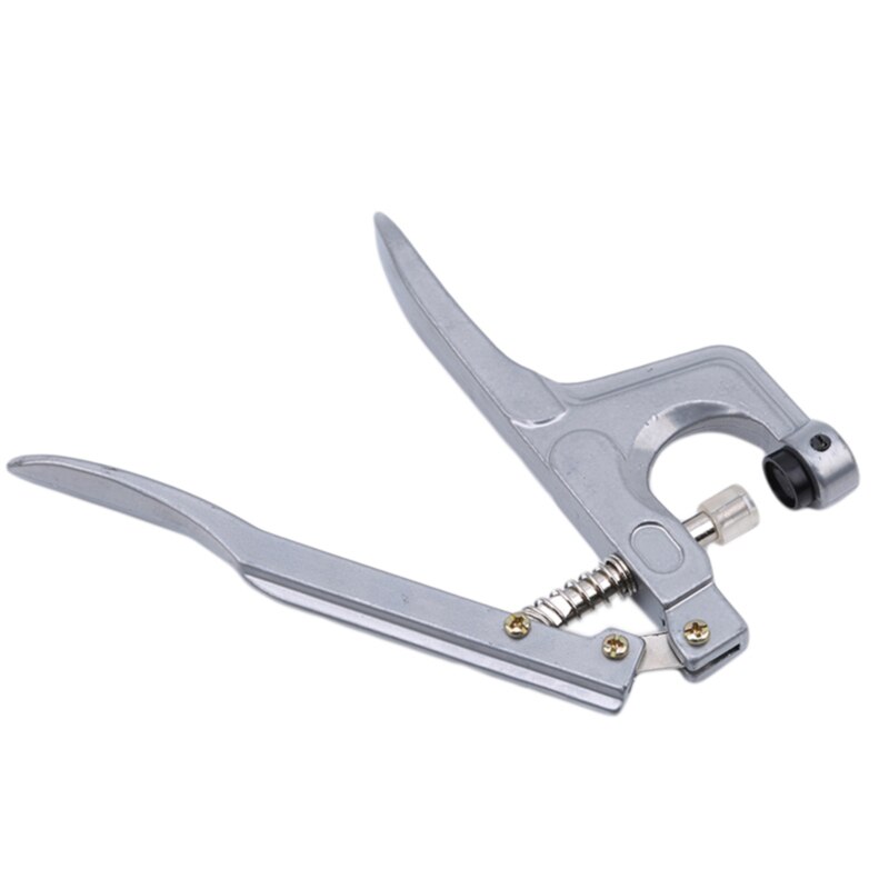 Plast fire-knap hånd tryk klemme manuel søm spænde træ finger knap maskine til husholdningstilbehør