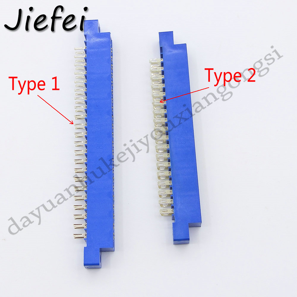 10-50Pcs Connector 805 Flange Card Edge Slot Pitch 3.96mm 12 16 20 24 30 36 44 56 72 Pin Socket Eyelet Gold Finger Wire Solder
