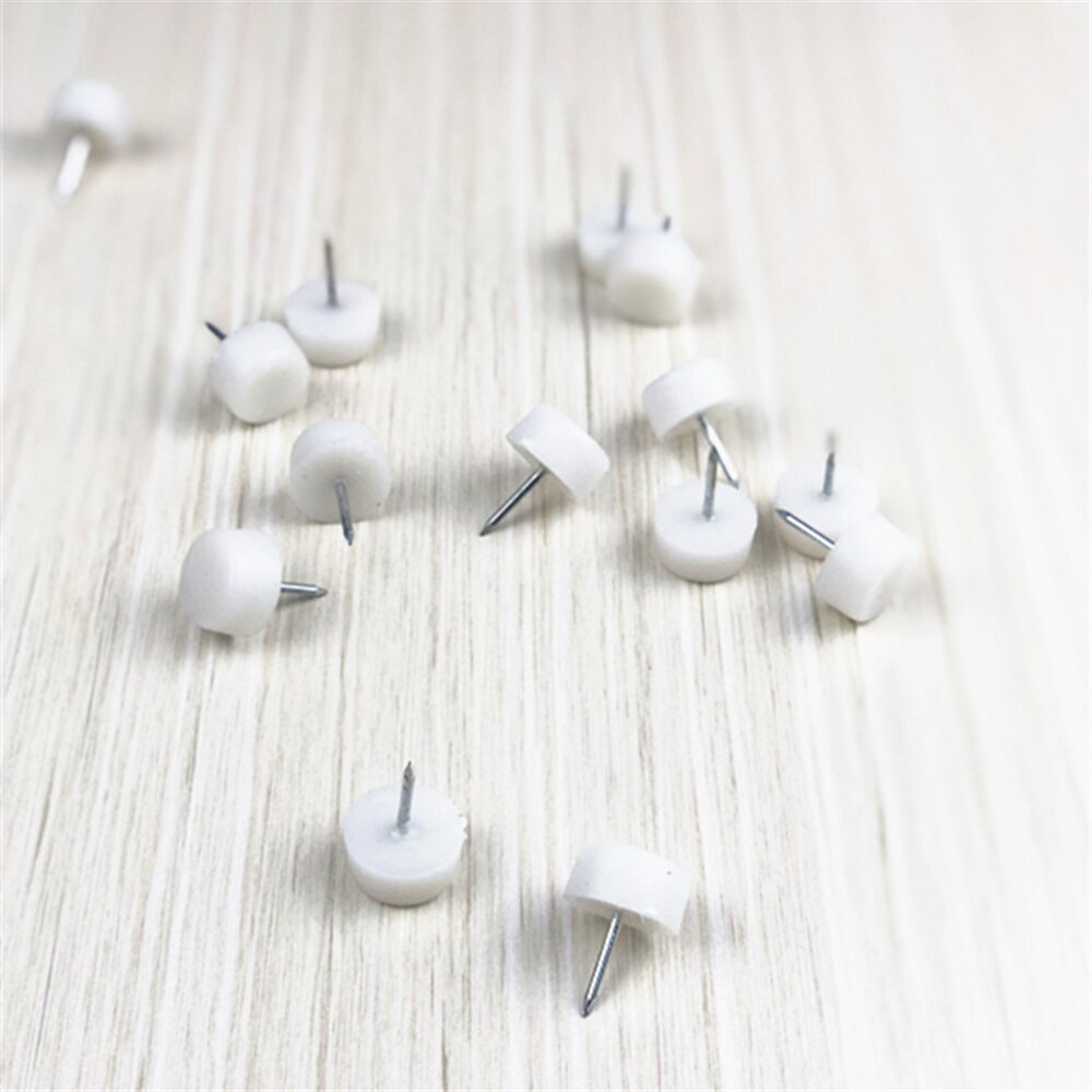 Één centimeter meubel verdikte voet spijker antislip demper voetmat houten stoel 10mm voet spijker
