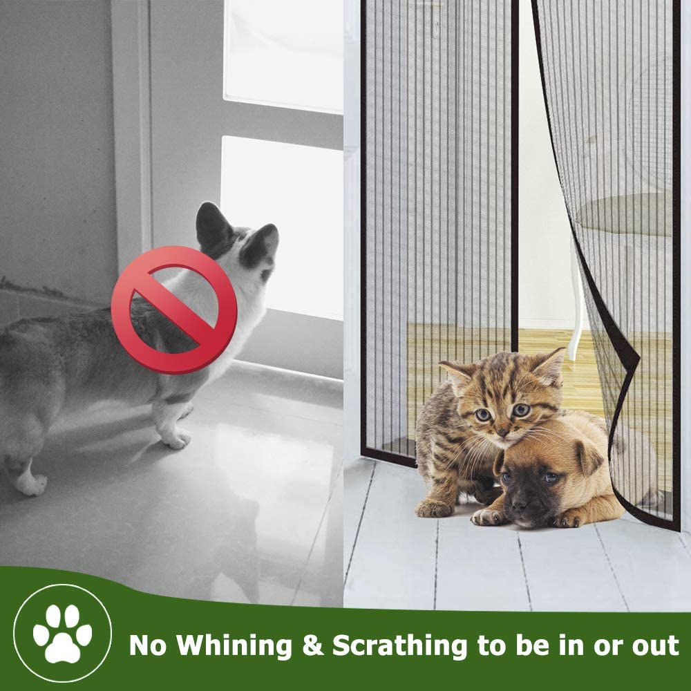 Summer Anti Mosquito Insect Fly Bug Curtains Magnetic Net Mesh Automatic Closing Door Screen Kitchen Curtain screen door