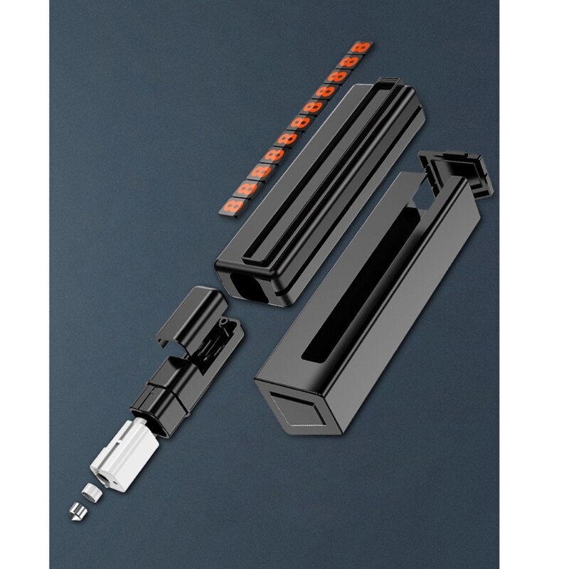 Car Stickers Temporary Parking Card Telephone Number Holder Auto Park Mobile Phone Number Plate Car Numbers Stickers