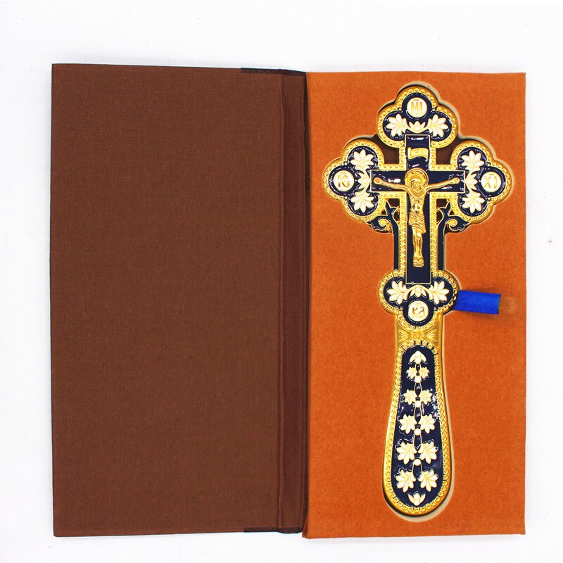 T Kruis Decoratie Orthodoxe Kruis Religieuze Icxi Cross: Royal Blue