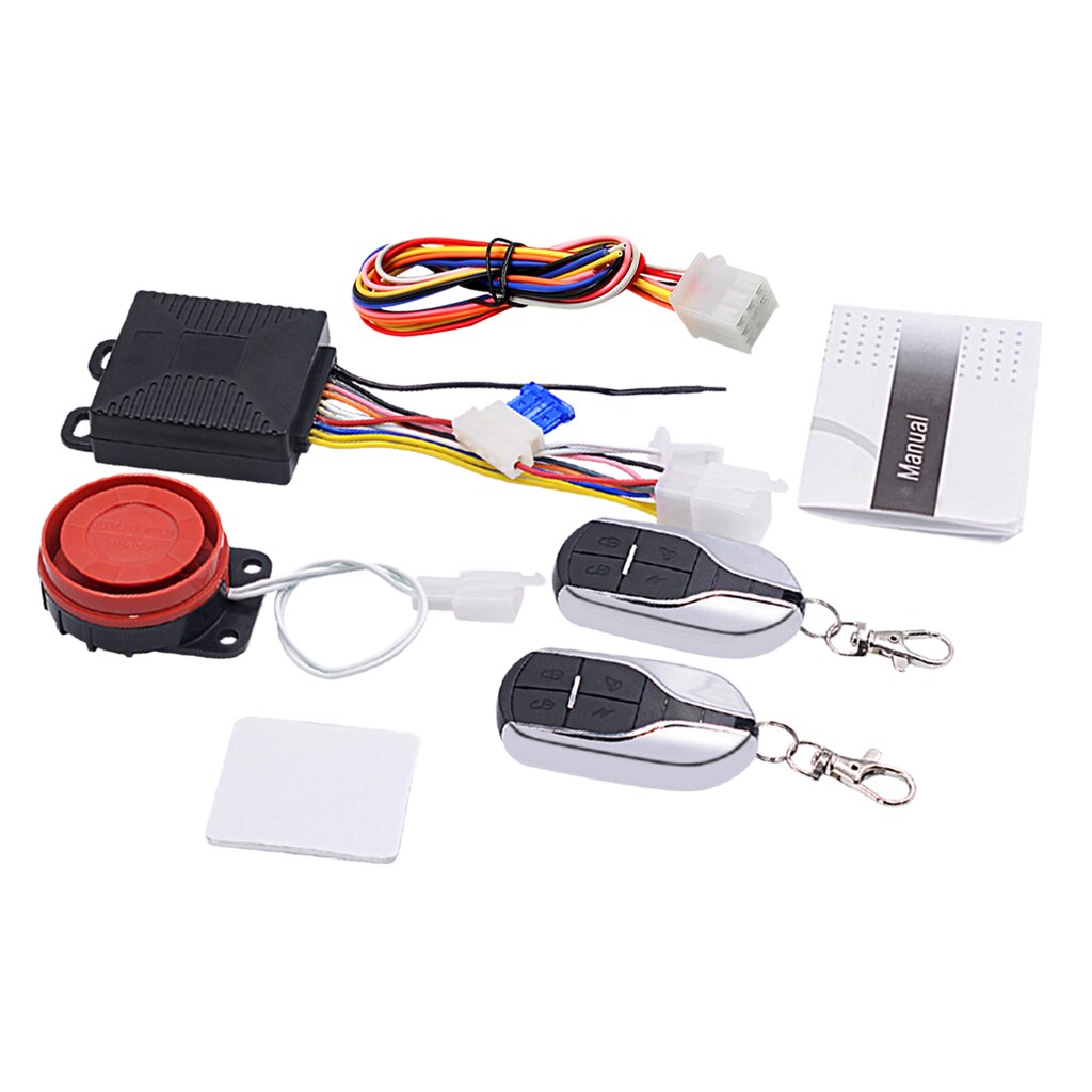 Set of Universal Anti-theft Alarm Security System for Motorcycle Motorbike Scooter