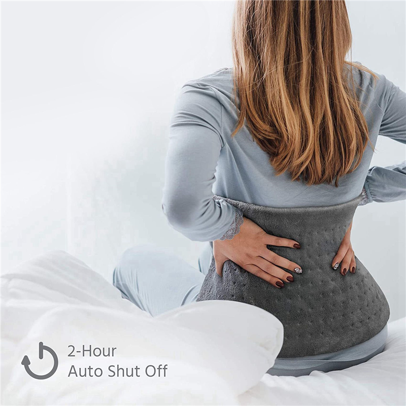 B84B-4X Extra Large Electric Heating Pad For Back Pain And Cramps Relief 12X24 Inch For Moist & Dry Therapy US Plug