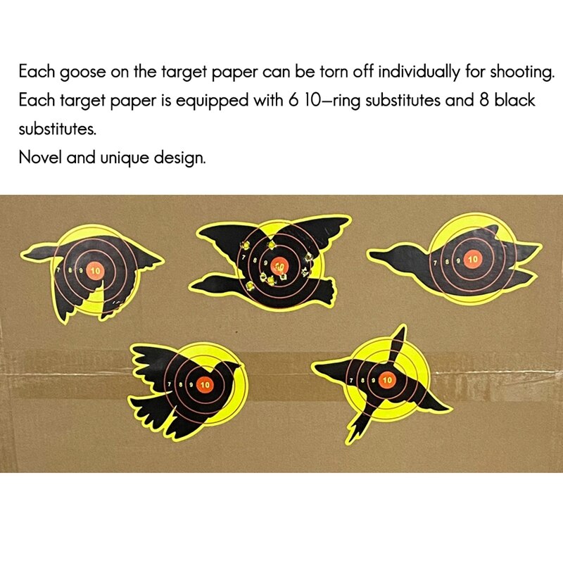 10Pcs 12X18 Inch Animal Shape Targets Reactive Splatter Glow Florescent Paper Target For Archery Training Accessories