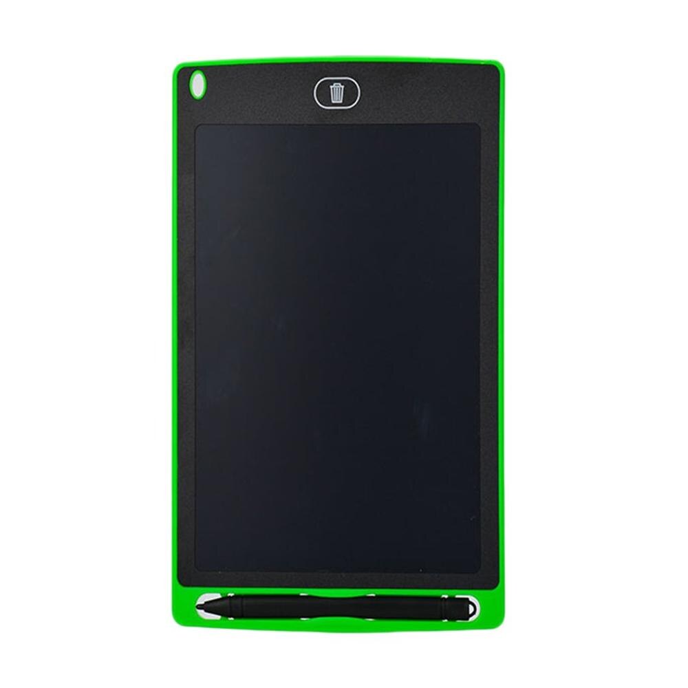 Tableta de dibujo de escritura de 8,5 pulgadas, Bloc de notas Digital LCD, tabla gráfica de escritura a mano, tablón de anuncios para educación,: Verde