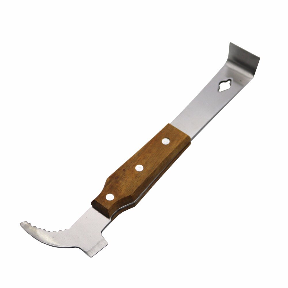 Hout Handvat Honing Schrapen Mes Multifunctionele Bijenkorf Schraper Imker Bijenteelt Bijenkorf Gereedschap Apparatuur Bijenteelt Benodigdheden 1Pc