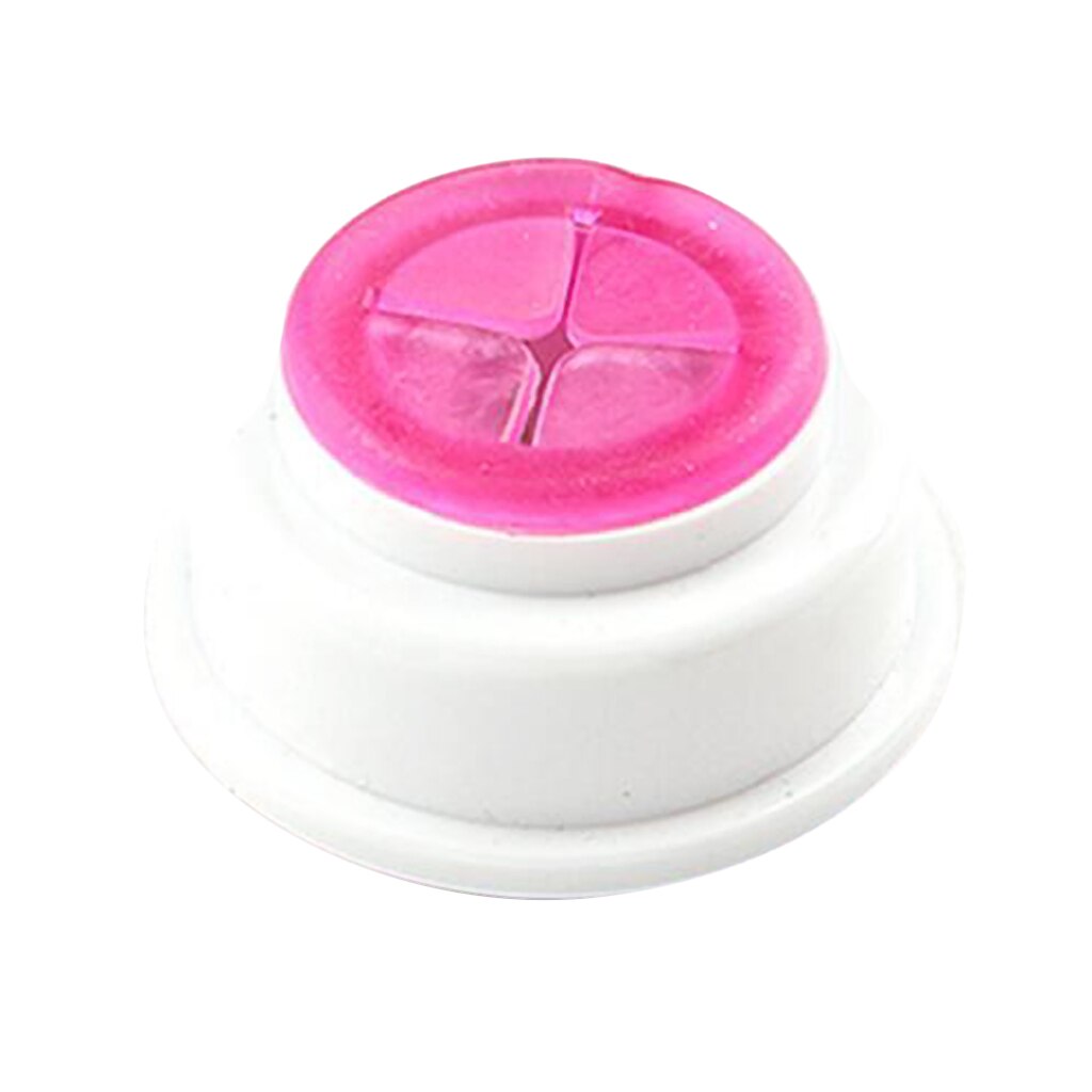 Push & Grip Round Tea Towel Holder for Kitchen Bathroom Use, 5.3x2.5cm, Pink, Green, Yellow, Purple