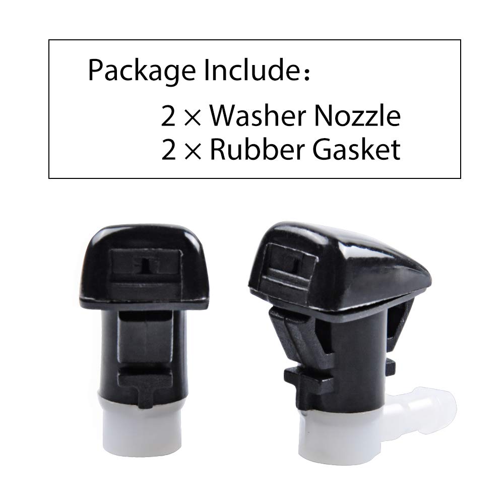 MIKKUPPA 2Pcs 68269108AA Front Windshield Washer Nozzles for 1118