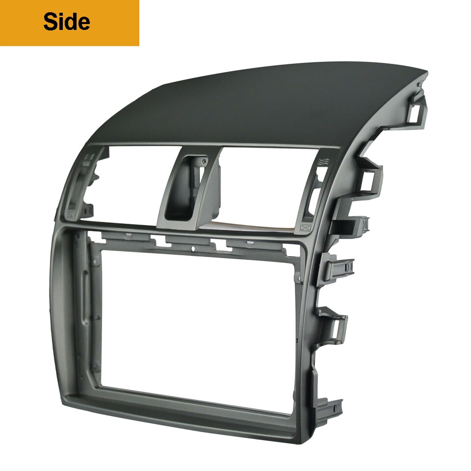 1/2Din DVD del coche de adaptador de conexión de audio Dash Trim Kits de Facia Panel 9 "para el Toyota Corolla Altis 09-13 doble Din reproductor de Radio