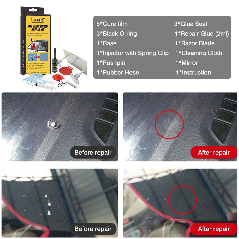 Car Windshield Repair Tool DIY Quick Window Repair Tool Windshield Glass Scratch Crack Recovery Window Glass Polishing