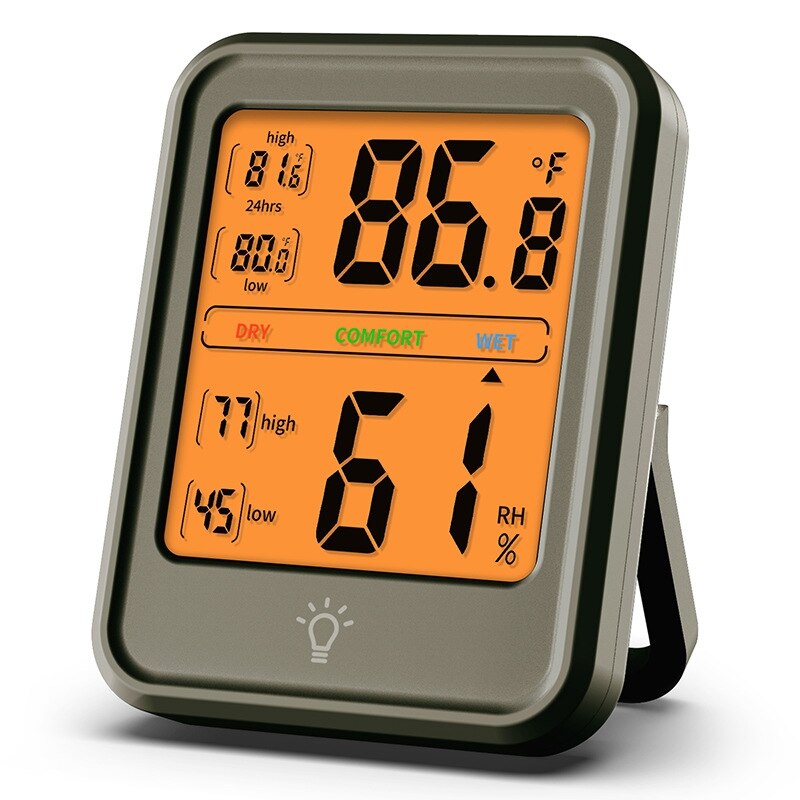 Indoor Outdoor Thermometer Hygrometer ℃/℉ Max/Min Temperature Humidity Monitor K9FA