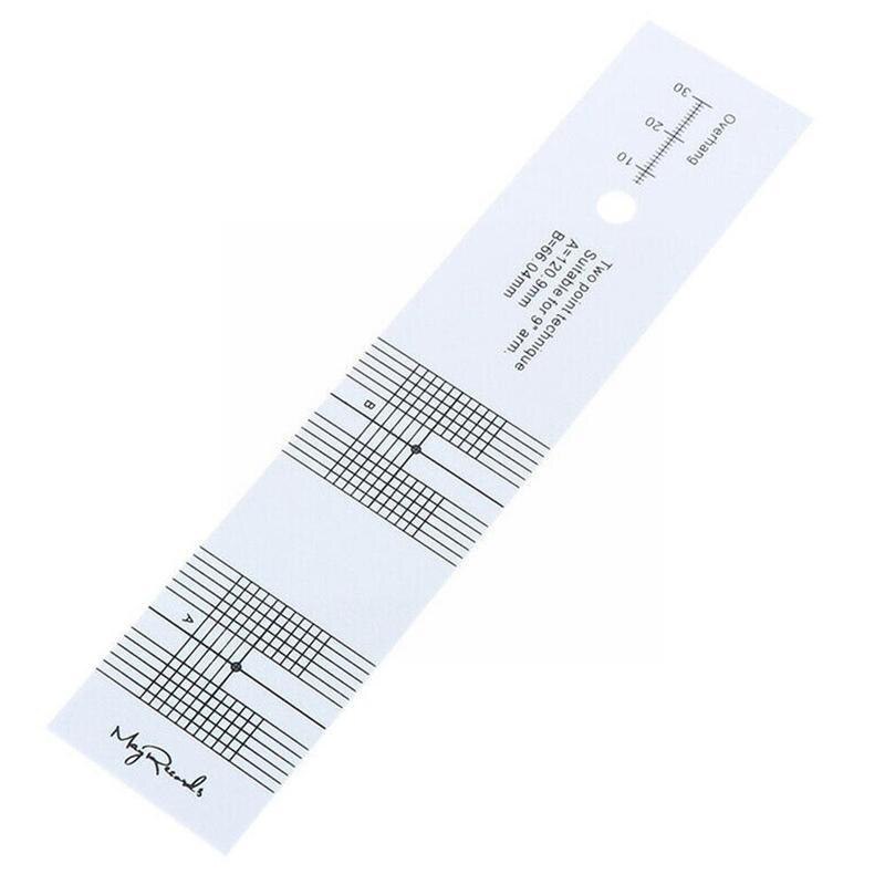 Overshoot Protractor Pickup Calibration Distance Gauge Vinyl Turntable Cartridge Record Phonograph Stylus Protractor Calibration