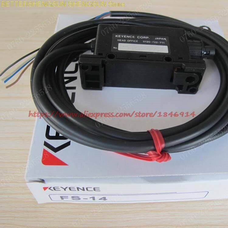 Original authentic Japanese KEYENCE Kean optical fiber amplifier FS-14