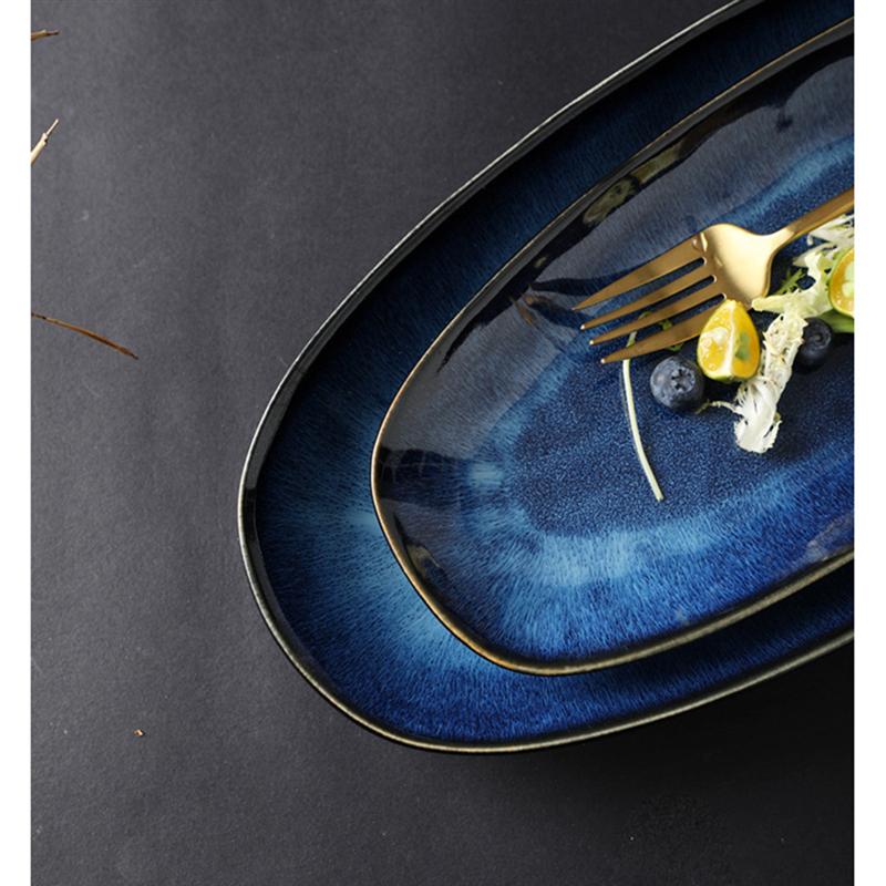 Plato de cerámica para Sushi, Plato de frutas para pescado, bandeja de comida, plato para servir alimentos, plato de aperitivos para el hogar, restaurante, Hotel