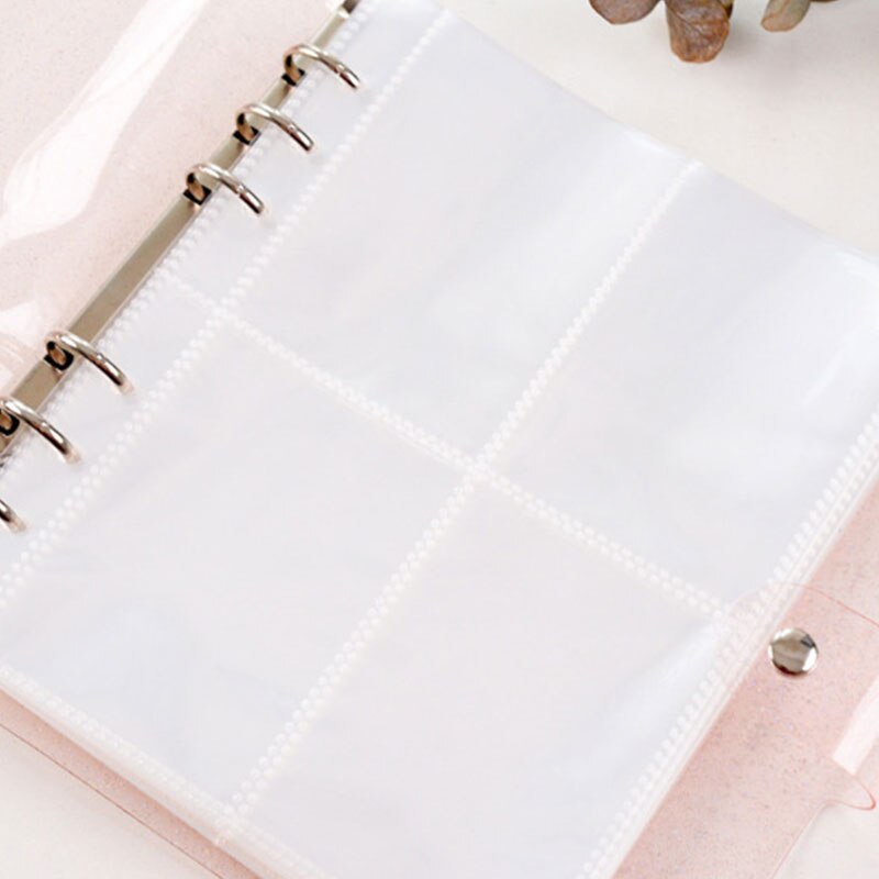 3/5inch Photo Album Pages Transparent Album Pages Card Holder Card Sleeves Storage Photo Holder