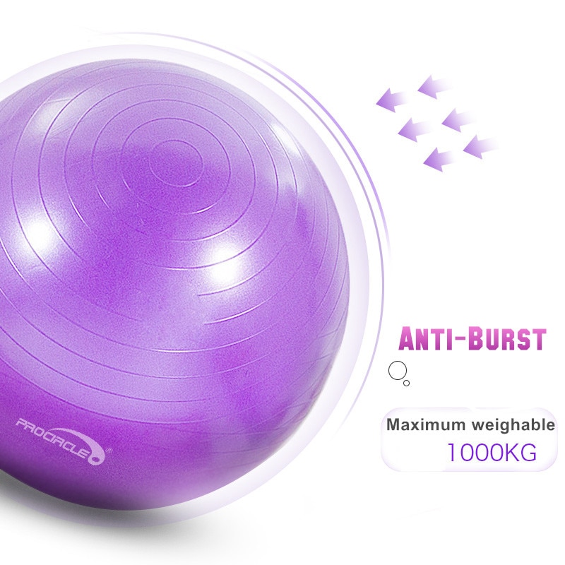 Stabiliteit Oefening Bal 65 cm/75 cm Balance Ball Bevalling Bal met Luchtpomp Anti-Slip Anti- burst Ondersteunt 2000lbs Geweldig voor Yoga